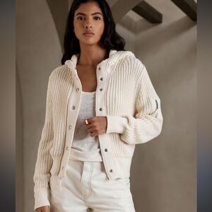 Banana Republic Off-White Knit Cardigan